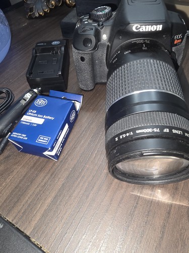 Canon rebel t4i with - ef, 75-300