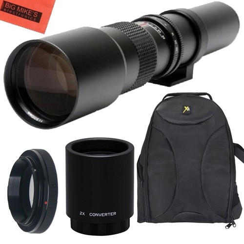 500mm 1000mm lens - f/8, +