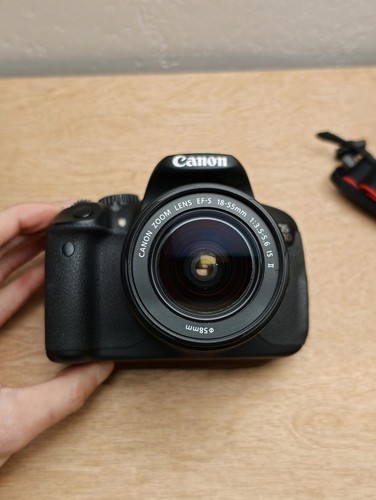 Canon eos 650d 55mm lens - 18-55mm,