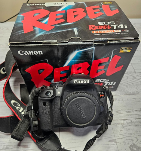 Canon eos rebel t4i 18mp - t4i,